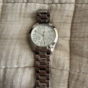 Betsy Johnson Silver Watch